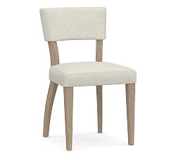 Open Box: Payson Upholstered Dining Side Chair, Seadrift Leg, Performance Boucle Oatmeal