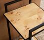 Burl Square Side Table (13.5&quot;)