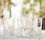 Monique Lhuillier Lily of the Valley Glass Tumblers - Set of 4