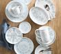 Chambray Tile Stoneware Appetizer Plates