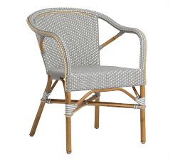 Madeleine Rattan Bistro Dining Armchair