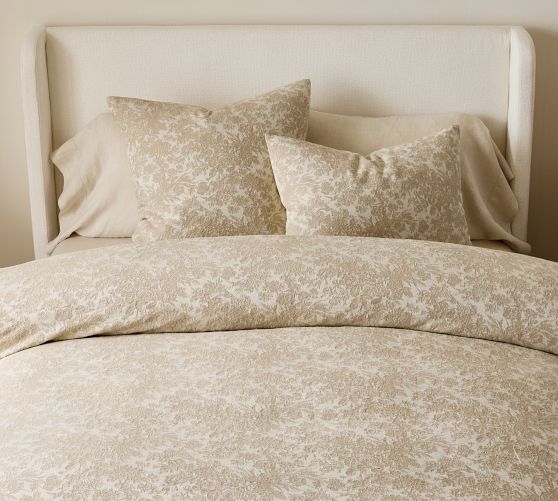 Sorrel Toile Jacquard Duvet Cover