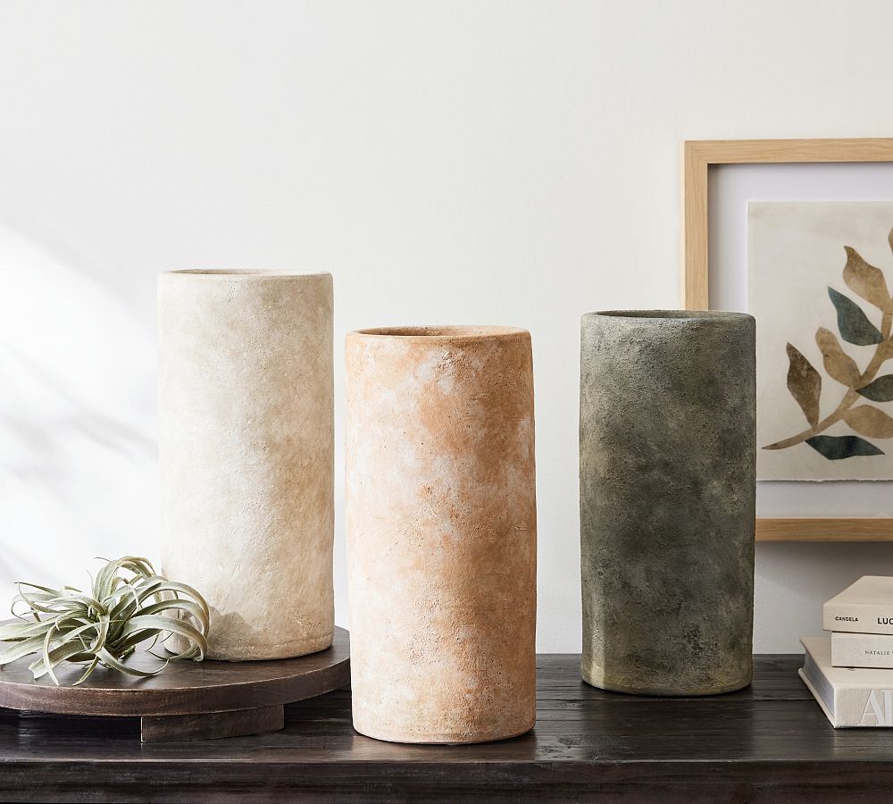 Artisan Handcrafted Crock Vases