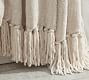 Chenille Hand-Knotted Fringe Throw