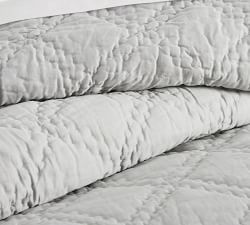 Washed Sateen Handcrafted Quilt &amp; Shams