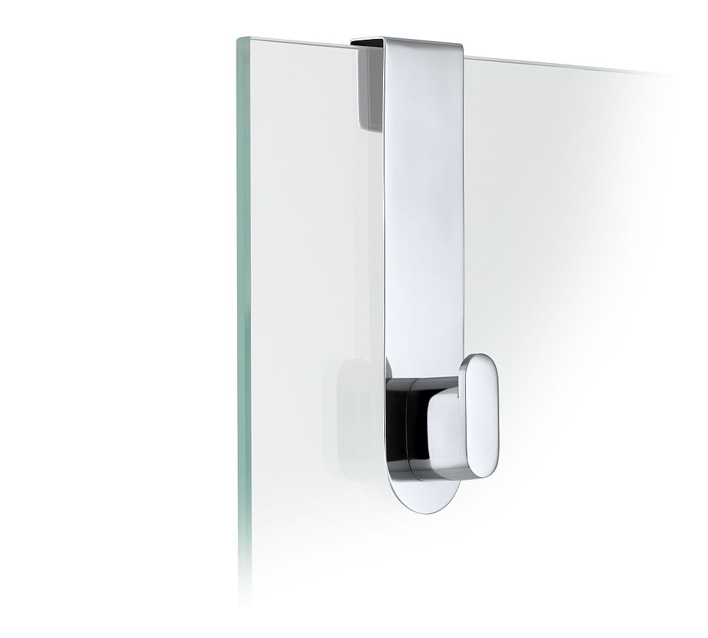 Cyl Glass Overdoor Shower Hook
