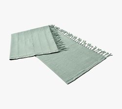 Turkish Cotton Striped Tassel Throw