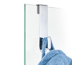 Cyl Glass Overdoor Shower Hook