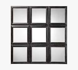 Mikayla Wood Paneled Mirror