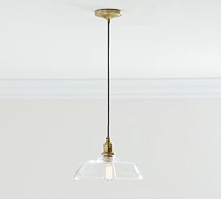 Farmhouse Glass Cord Pendant (13&quot;)