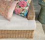 Huntington Wicker 6-Piece Slope Arm Outdoor Sectional (128&quot;)