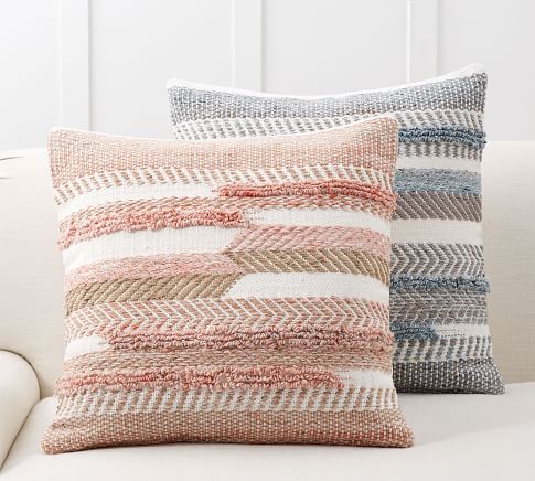 Laurel Colorblock Pillow Cover 22X22 Pottery Barn