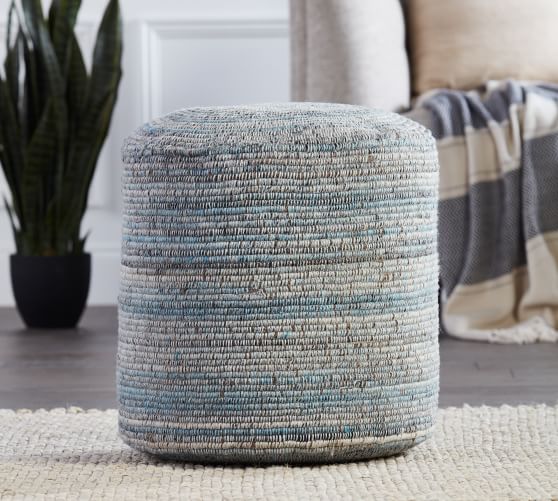 Poufs Pouf Ottomans Floor Pillows Pottery Barn