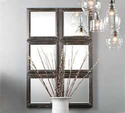 Mikayla Wood Paneled Mirror