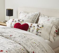 Cozy Teddy Faux Fur Heart Shaped Pillow