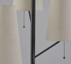 Rachel Metal Triple-Head Floor Lamp (71&quot;)