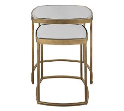 Clara Glass Nesting Tables (15&quot;- 20&quot;)