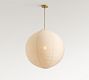Flax Linen Globe Pendant (30&quot;)