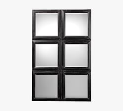 Mikayla Wood Paneled Mirror