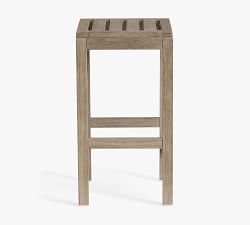 Indio Eucalyptus Outdoor Barstool, Set of 2