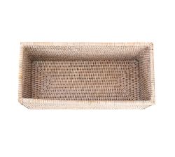 Tava Handwoven Rattan Rectangular Everything Basket