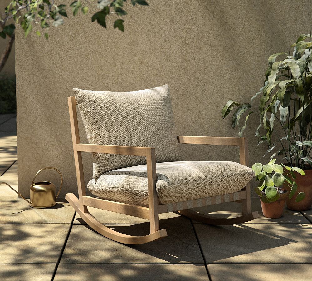 Branson Teak Outdoor Rocking Chair