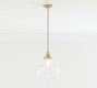 Schoolhouse Glass Cord Pendant (8&quot;-11&quot;)