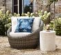 Terrazzo Concrete Round Outdoor Side Table (15&quot;)