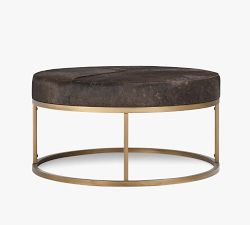 Alameda Round Hair On Hide Coffee Table (36&quot;)