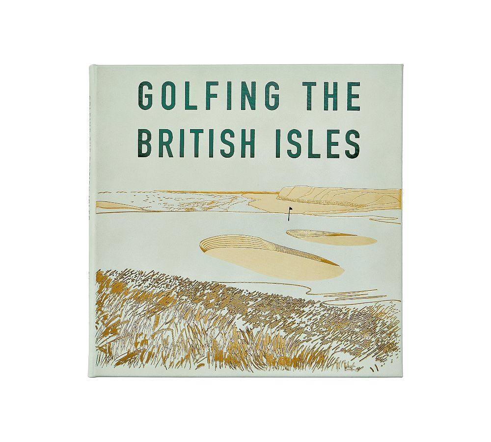 Golfing The British Isles Leather-Bound Book