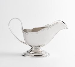 Heritage Silver Gravy Boat