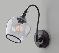 Lucia Hand-Blown Recycled Glass Sconce (8'')