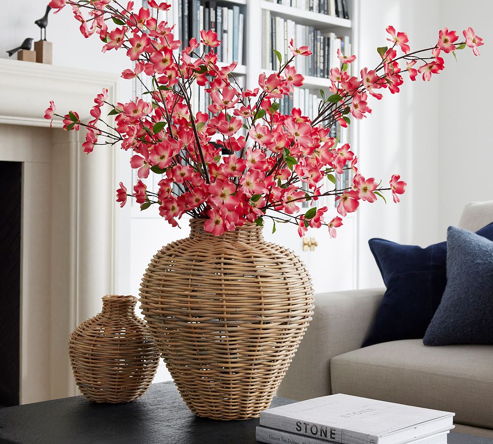 Faux Pink Dogwood Branch