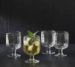 Hammered Caf&#233; Short Goblets