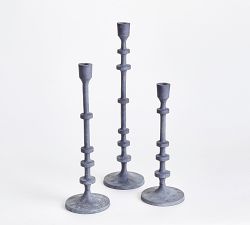 Fia Metal Candlesticks - Set of 3