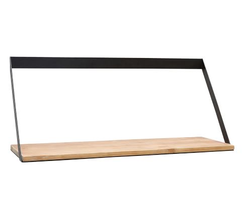 Trenton Shelf, Aged Wood & Iron, 24