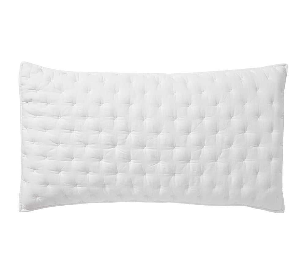 Cotton Cross Stitch Quilted Sham
