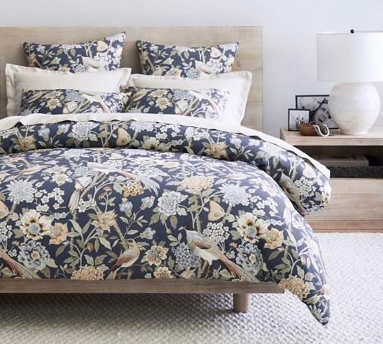 Pottery Barn Spring Summer Floral Quuen Duvet sold Collection