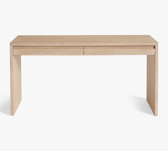 White Finish Wood Desk Pottery Barn