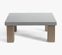 Abbott Concrete &amp; Acacia Square Outdoor Coffee Table (40&quot;)