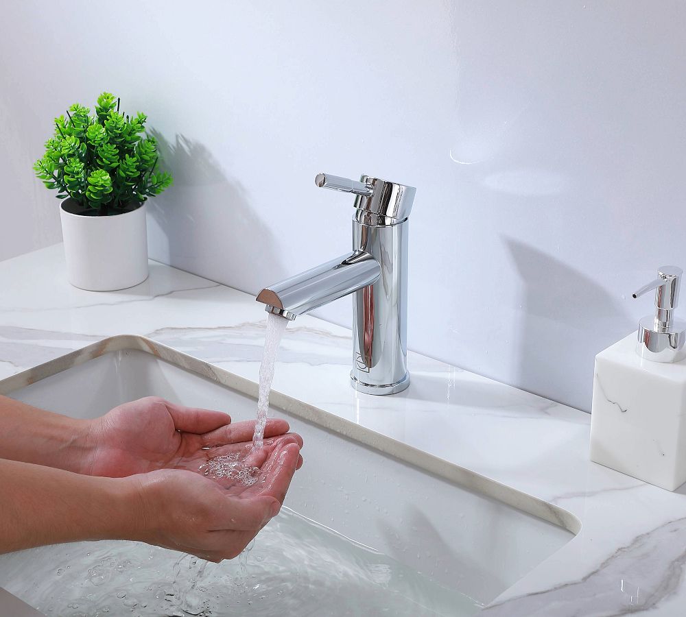 Redford Tall Single Hole Bathroom Sink Faucet