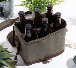 Greenpoint Waxed Canvas 6-Pack Beer Cooler