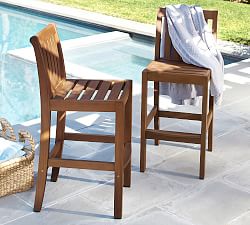 Chatham Mahogany Outdoor Barstool