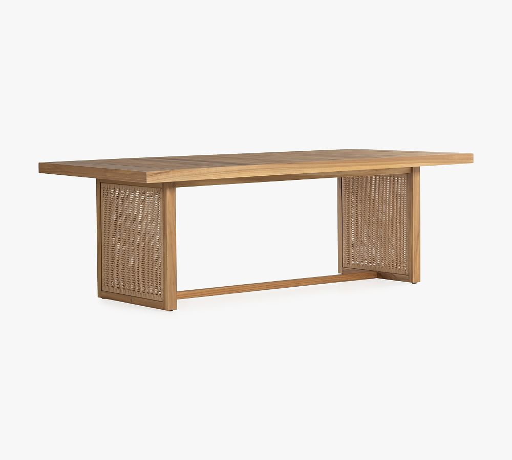 Dolores Teak Rectangular Outdoor Dining Table (91&quot;)