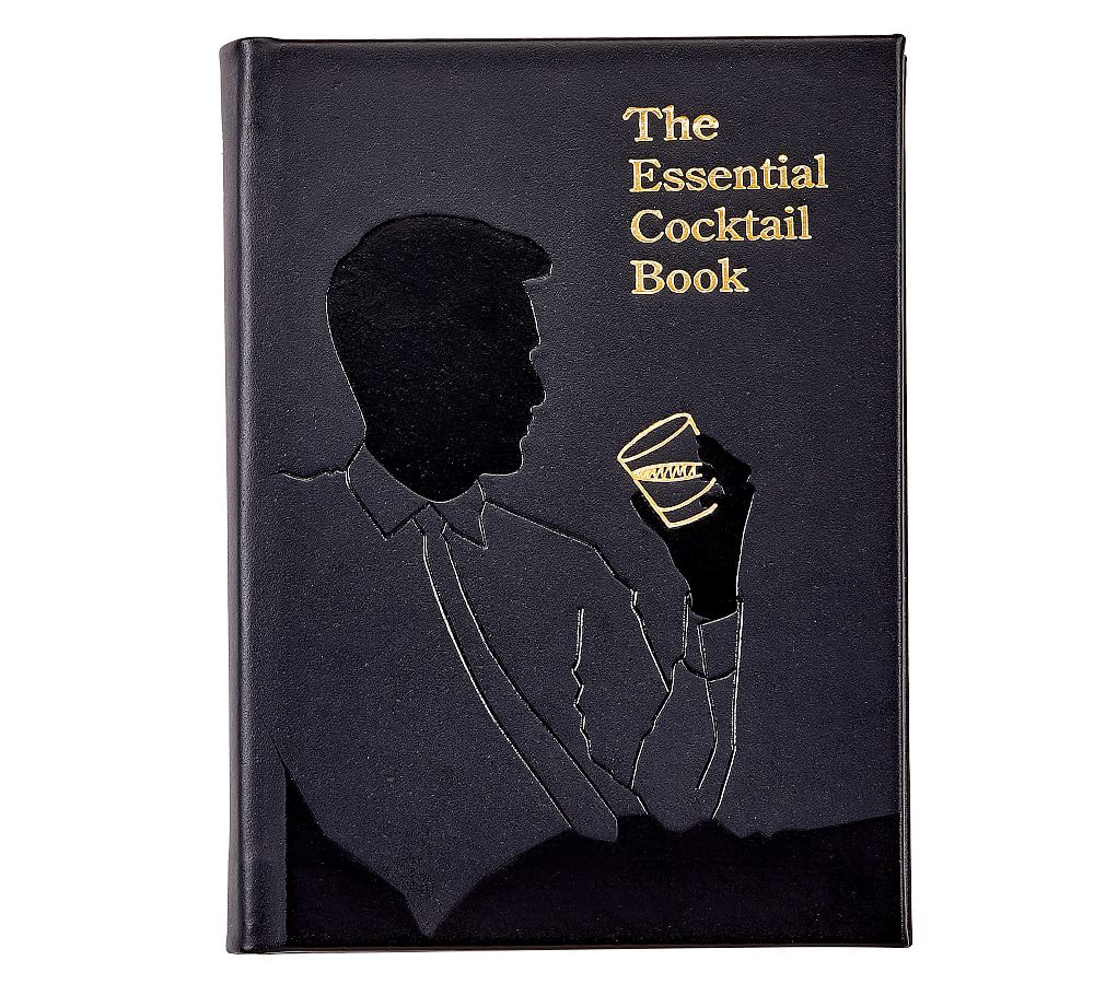 Essential Cocktail Leather-Bound Book