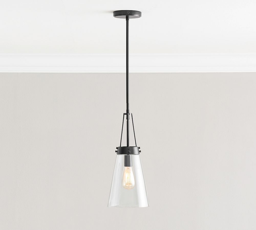 Caldwell Recycled Glass Flared Pendant (8&quot;)