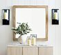 Field Handcrafted Wooden 40&quot; Square Wall Mirror