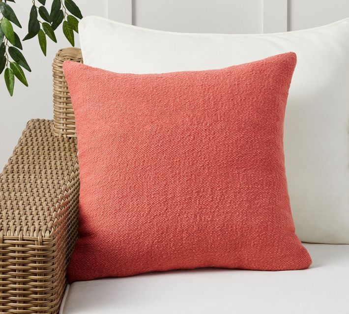 Pottery barn coral pillow best sale