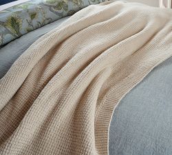 Renata Soft Waffle Knit Blanket