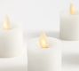 Premium Flickering Flameless Wax Votive Candle - Set of 4